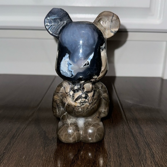 Blue Chalcedony and Septarian Bear - Picture 1 of 3